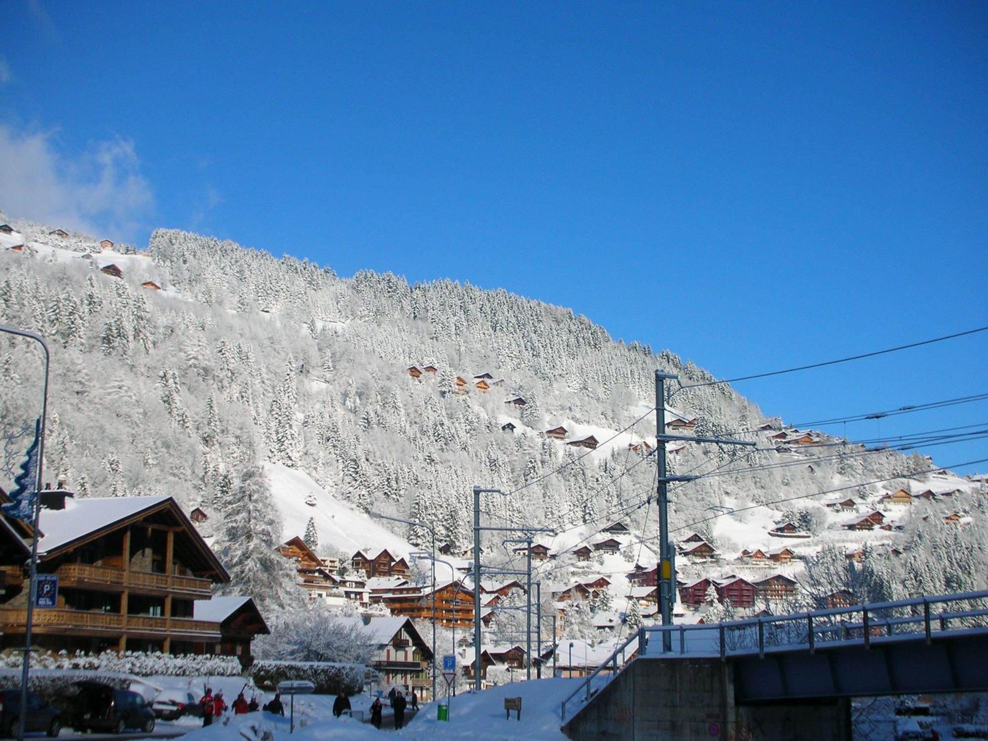 Hostel Backpacker Le Petit Baroudeur Champéry Exterior foto